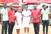 Head of Vodafone Ghana Foundation, Amaris Nana A. Perbi with other key stakeholders after the event