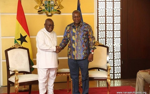 President Nana Addo Dankwa Akufo-Addo and former president John Mahama