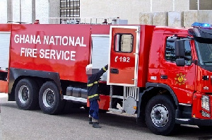 File Photo: A fire tender of the Ghana National Fire Service