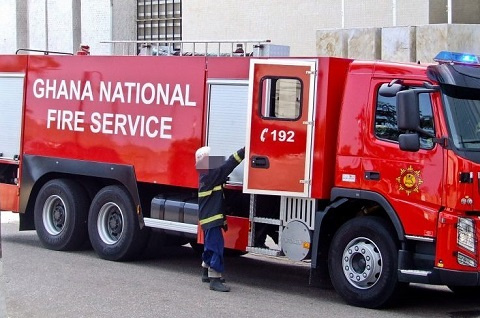 File Photo: A fire tender of the Ghana National Fire Service