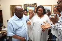 Nana Akufo-Addo  and wife,Madam Rebecca Akufo