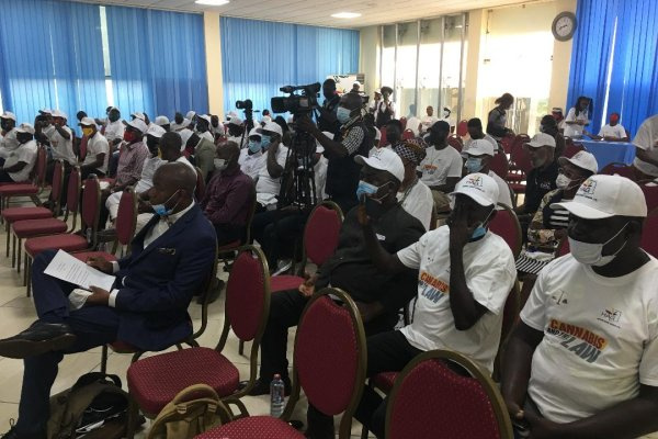 Participants at a pree confrerence and seminar on cannabis and the law in Accra