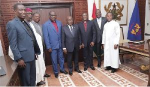 The religious leaders took their concern to the President at the Jubilee House