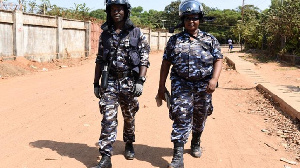 File photo of Sierra Leone police officers