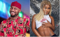 Nigerian actor, Yul Edochie and Ghana's Efia Odo