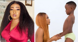 Nollywood actress Anita Joseph (L) and Akuapem Poloo