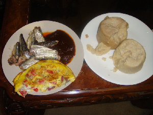 Food Kenkey Sardine