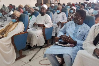 Muslims at the first Conference of Regional Chiefs Imams in Sunyani