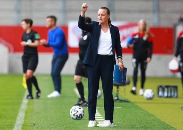 Nora Hauptle, head coach of the Black Queens