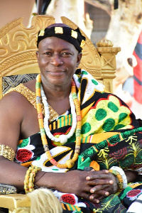 The new chief for Adidome, Togbe Kwasinyi Agyeman V