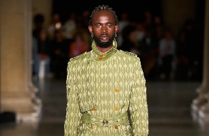 Black Sherif on the runway