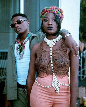 Wizkid and Efya   File Photo