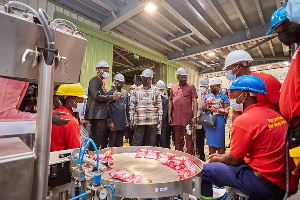 The first plant tower in Ghana to locally produce detergent from raw material to finished product