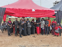 George Quaye, and some other members of the Actors Guild present at the funeral