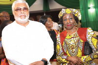 Jerry John Rawlings and Nana Konadu Agyeman-Rawlings