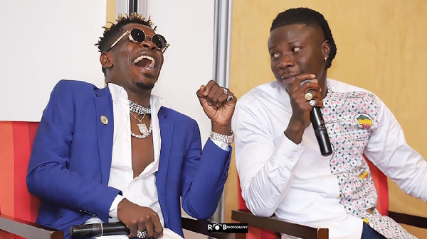 Ghanaian dancehall/reggae artistes Shatta Wale and Stonebwoy