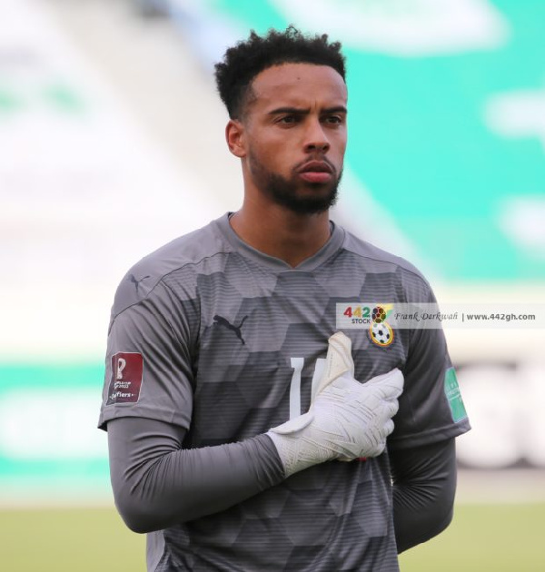 Black Stars goalkeeper Jojo Wollacott