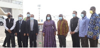 The vaccines were officially received at the Kotoka International Airport by Ghana’s Minister for Fo