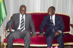 Mahama With Allasanu Ouattara