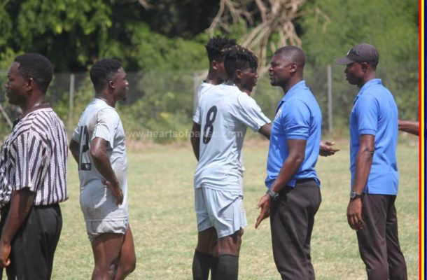 The game was part of preparations for Hearts' away trip to Karela FC