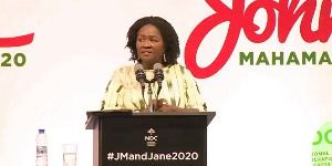 Vice Presidential Candidate of the NDC, Professor Naana Jane Opoku-Agyemang