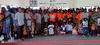 Participants in a group picture