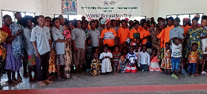 Participants in a group picture