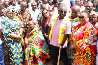 Asenso-Boakye with some of the dignitaries