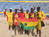 Ghana's volleyball team