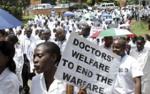 File photo of striking doctors