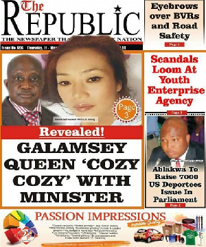 Newspaper Galamseyqueen Oseimensah