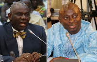 Boakye Agyarko and Samuel Atta Akyea (right)