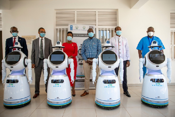 Rwanda Coronavirus robots