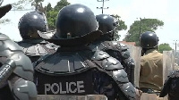 Members of the Ugandan Police Force