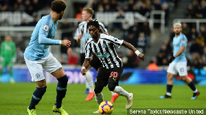 Atsu set-up a pass for Newcastle's equalizer