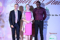 From left to right: Alessandro Gerbino, Daniela d’Orlandi, and  Mark Okraku Mantey.