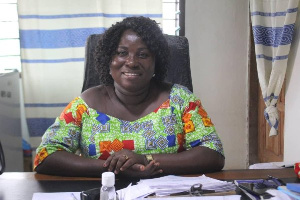 Mrs Sabina Aba Wilson, the District Education Director for Ajumako-Enyan-Essiam