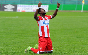 Boakye-Yiadom was on target for Red Star Belgrade