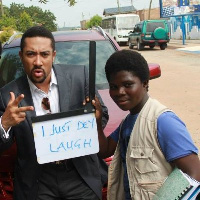 Majid Michel with Erasmus Codjoe