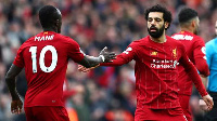 Sadio Mane and Mohammed Salah