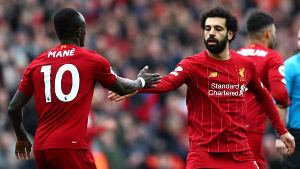 Liverpool duo Mohammed Salah and Sadio Mane