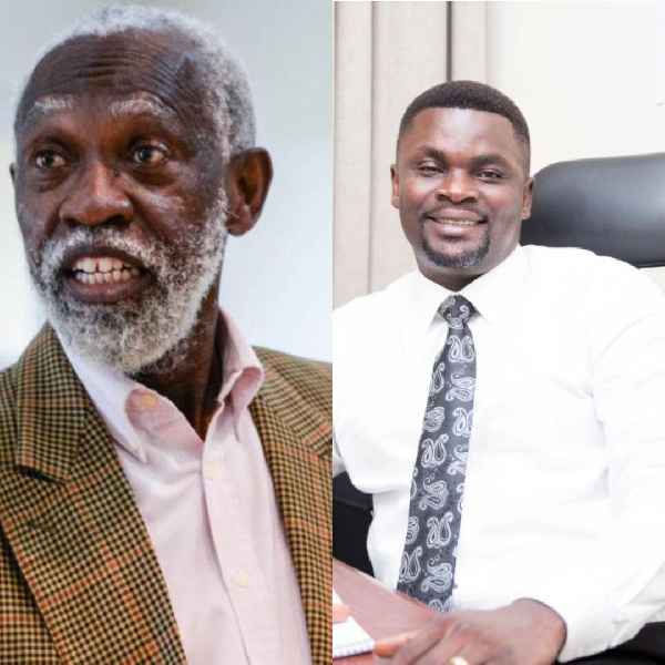 Prof Adei (L) and Kwasi Obeng-Fosu