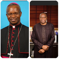 Cardinal Richard Kuuia Baawobr and Wa Central MP, Rashid Pelpuo