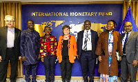 Leaders of IMF, Ministry of Finance, and Bank of Ghana