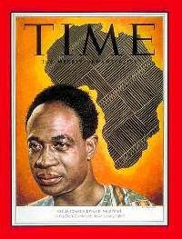 Ghana’s first president, Osagyefo Dr Kwame Nkrumah on the cover of TIME Magazine