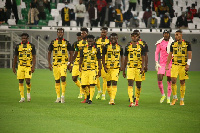 Black Stars after defeat to Algeria in a friendly