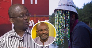 Kweku Baako and Anas Aremeyaw Anas, insert is of MP Kennedy Agyapong