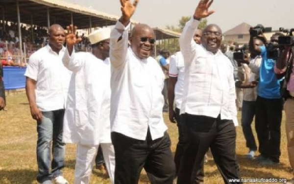 Nana Addo Dankwa Akufo-Addo with Dr Mahamudu Bawumia