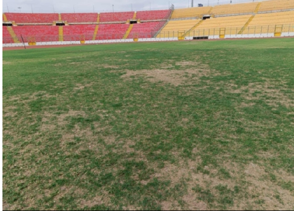 The current state of the Baba Yara Stadium