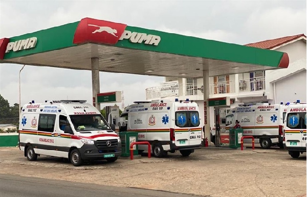 Puma Energy offers free fuel to the Ghana Ambulance Service